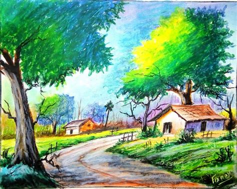 How to Draw Scenery .